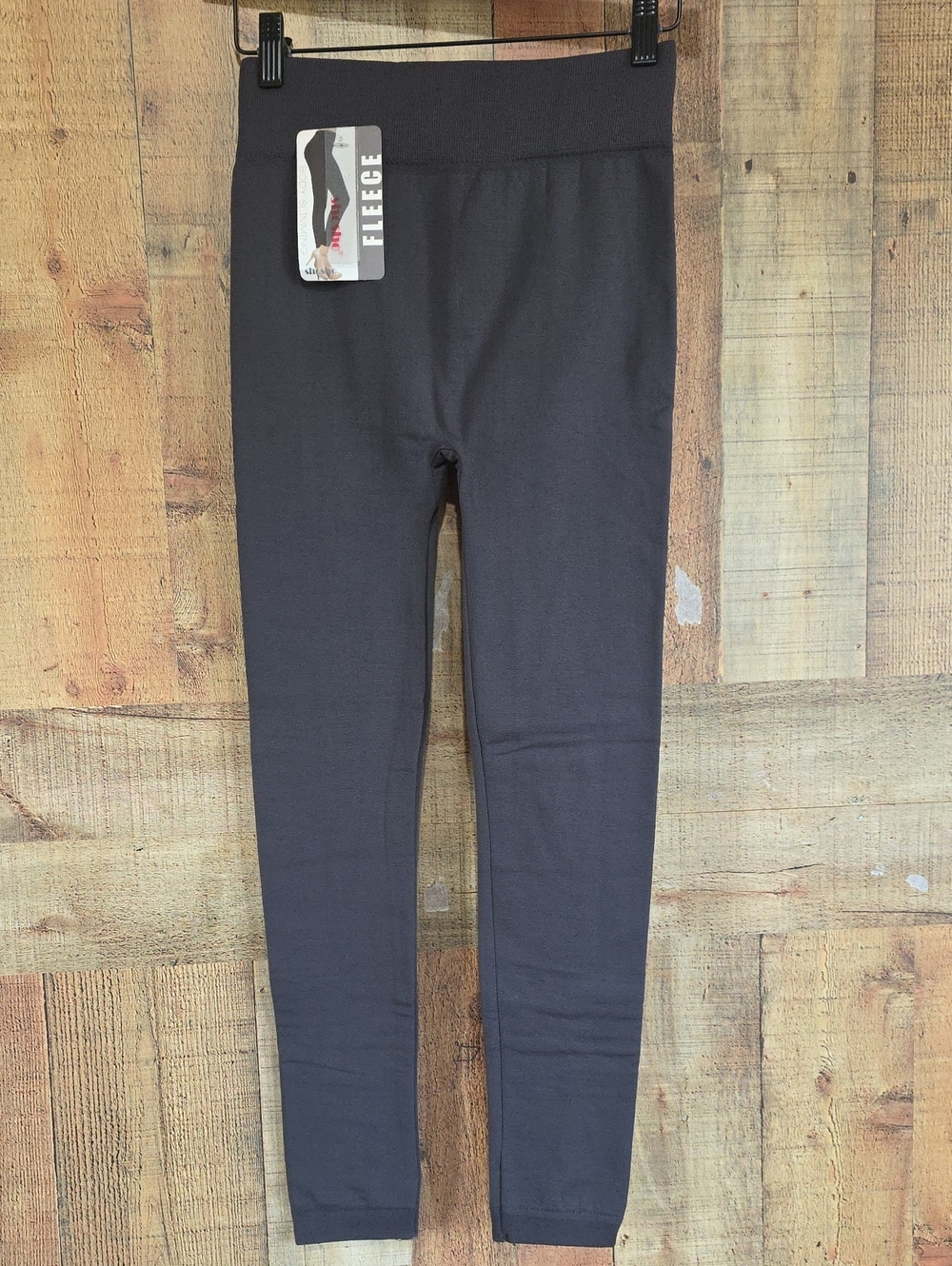 shosho Gray Fleece-Lined Leggings